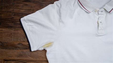 Does sweat leave yellow stains?