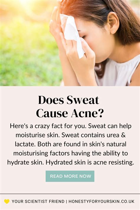 Does sweating give you clear skin?