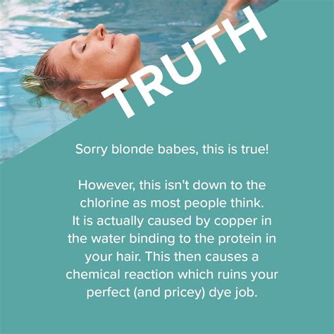 Does swimming turn blonde hair green?