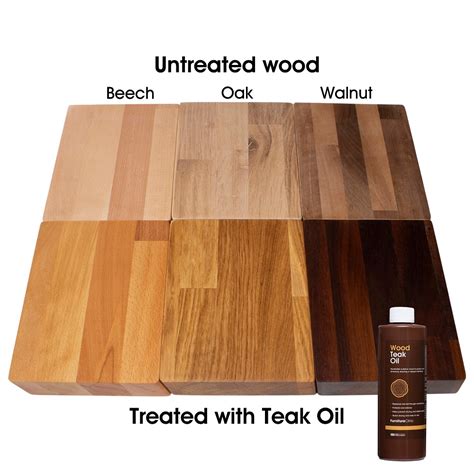 Does teak oil change wood color?