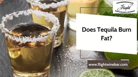 Does tequila burn fat?