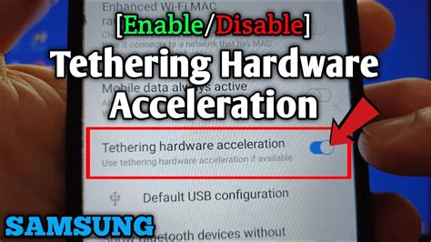 Does tethering hardware acceleration save battery?