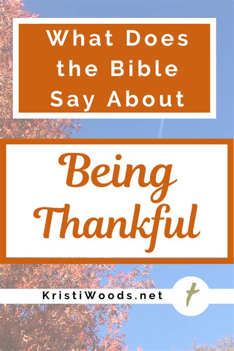 Does the Bible say about being thankful?