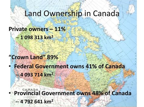 Does the Crown own land in Canada?