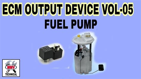 Does the ECM control the fuel pump?