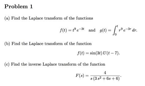 Does the Laplace transform of 1 t exist?