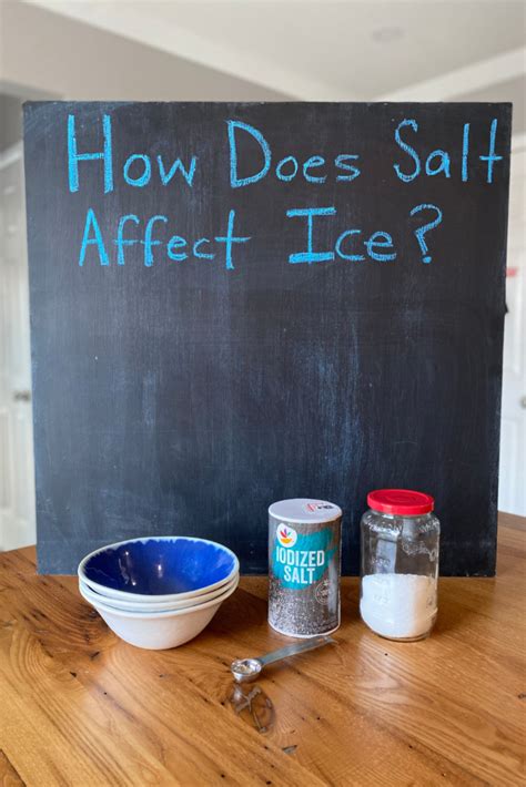 Does the amount of salt affect ice cream?