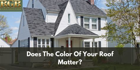 Does the color of your roof matter?