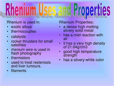 Does the human body use rhenium?