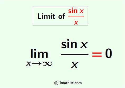 Does the limit of sin infinity exist?