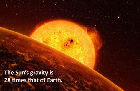 Does the sun have gravity?