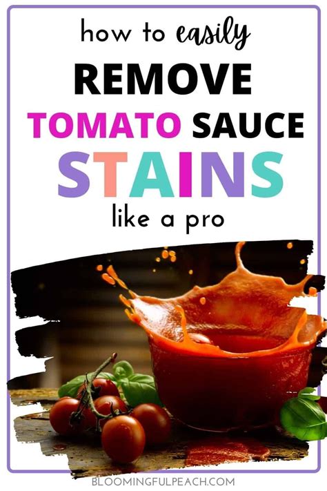 Does tomato sauce stain permanently?