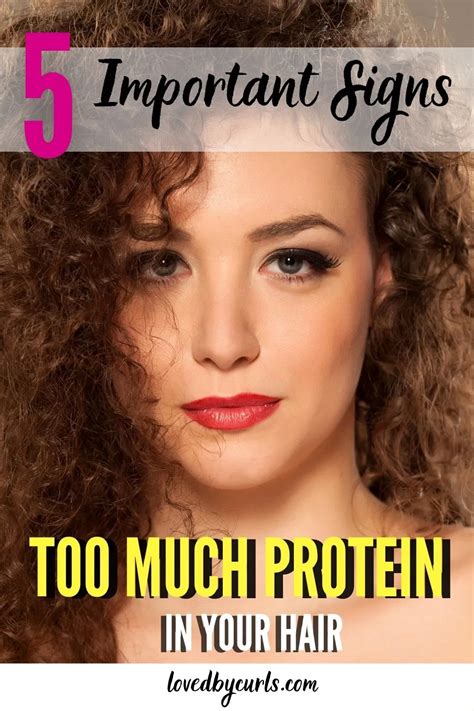 Does too much protein make hair frizzy?