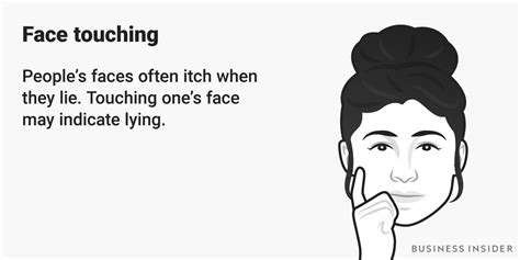 Does touching face mean lying?