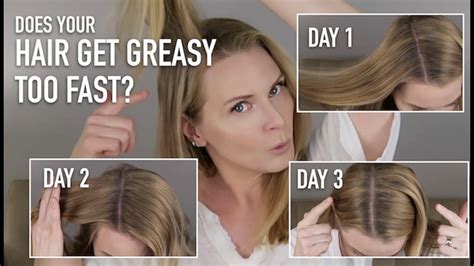 Does touching your hair make it greasy faster?