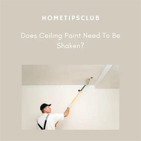 Does trim paint need to be shaken?