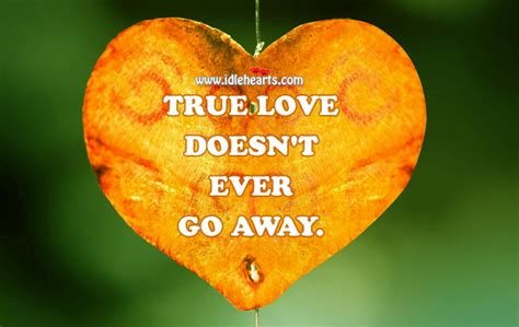 Does true love ever go away?