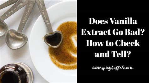 Does vanilla extract ruin?