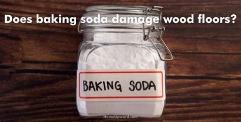 Does vinegar and baking soda damage wood?