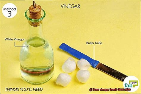 Does vinegar break down epoxy?