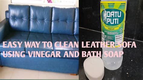 Does vinegar clean leather?