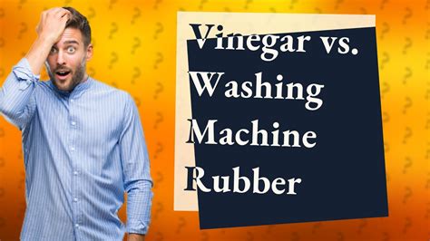Does vinegar damage washing machine?