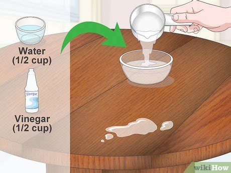 Does vinegar dissolve wax?