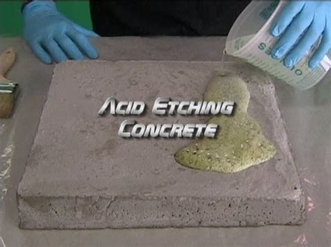 Does vinegar eat concrete?