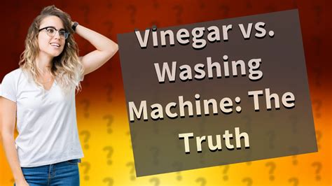 Does vinegar harm washing machine?