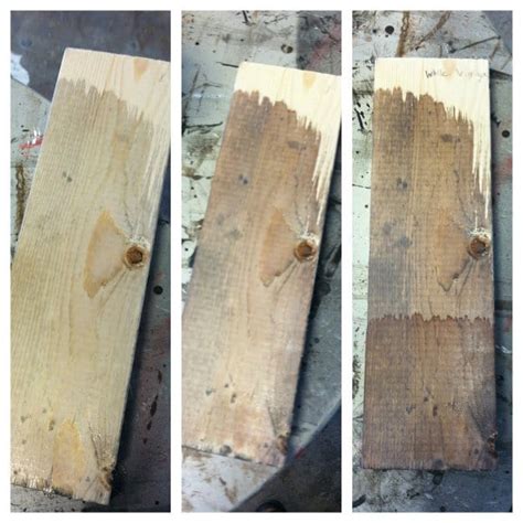 Does vinegar make wood look old?