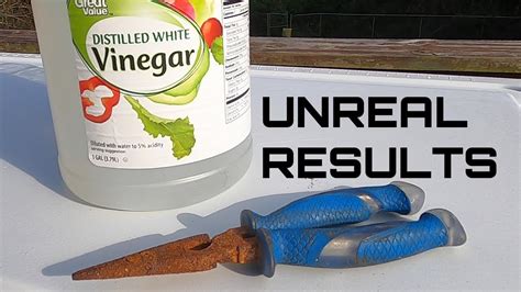 Does vinegar weaken steel?