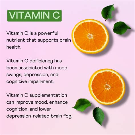 Does vitamin C clear brain fog?