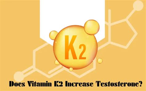 Does vitamin K2 increase testosterone?