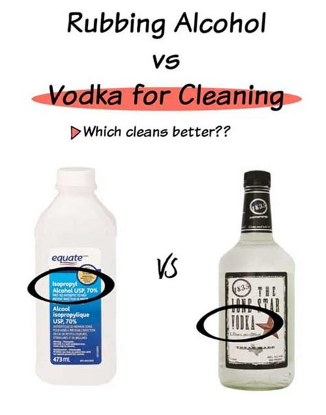 Does vodka disinfect like rubbing alcohol?