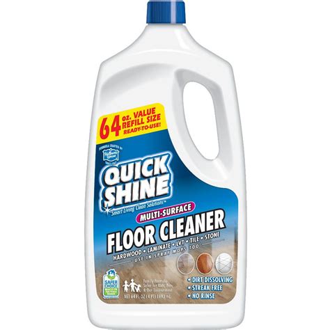 Does washing up liquid make floors sticky?