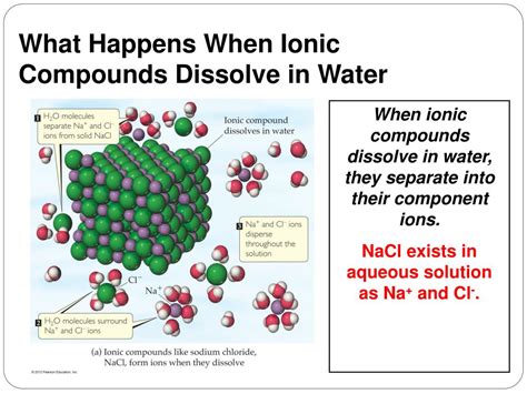 Does water break ionic bonds?