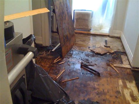 Does water damage plywood?