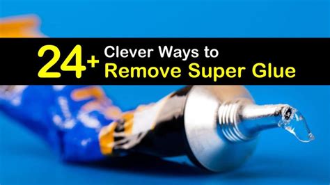 Does water remove super glue?