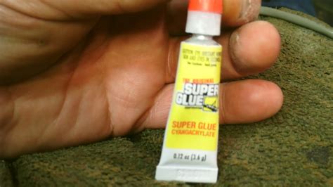 Does water speed up super glue?