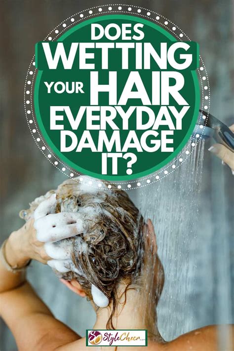 Does wetting your hair damage it?