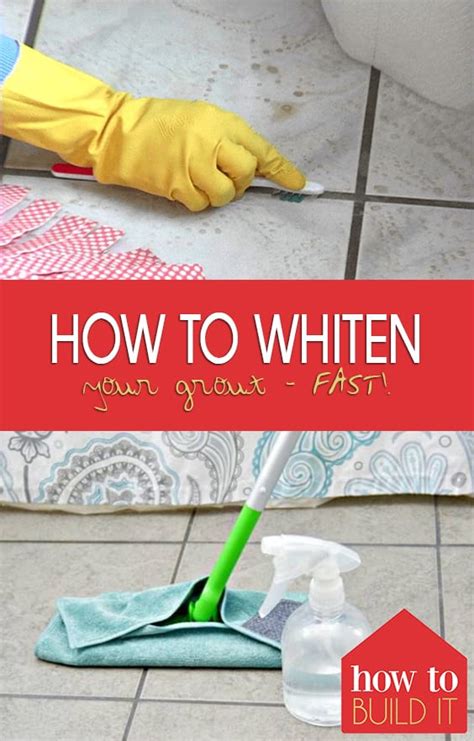 Does white vinegar bleach grout?