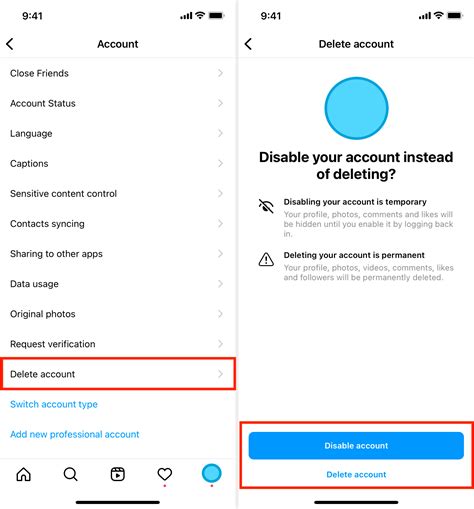 Does your account delete when you delete the app?