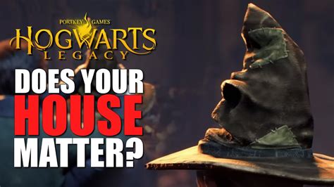 Does your house matter in Hogwarts Legacy?