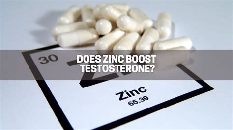 Does zinc boost testosterone?