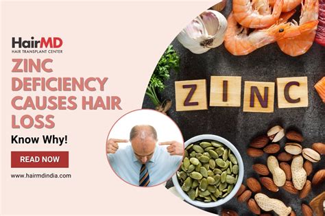 Does zinc deficiency cause white hair?