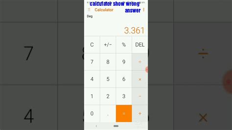 Has a calculator ever been wrong?