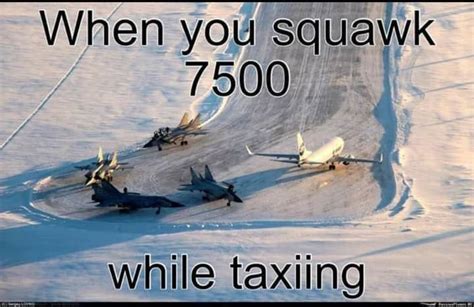 Has anyone ever squawked 7500?
