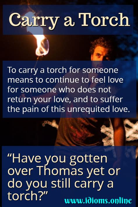 Have a torch for someone?