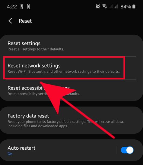 Have to reset network settings?