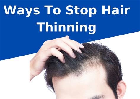 How I stopped my hair from thinning?